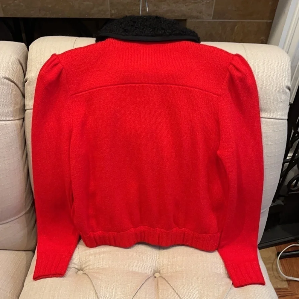 Aa: Vintage St John For Saks Fifth Ave Cardigan - Picture 8 of 13